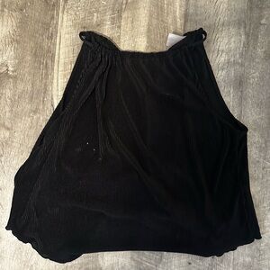 No Boundaries Black Textured Top